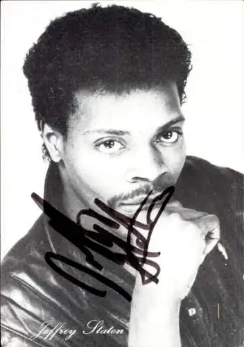 Ak Musiker Jeffrey Staten, Autogramm