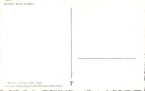 Ak Armailli de la Gruyère, Mann, Portrait