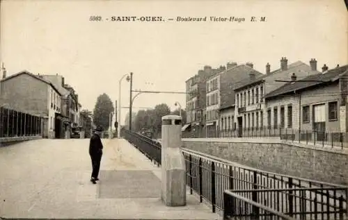 Ak Saint Ouen Seine Saint Denis, Boulevard Victor Hugo