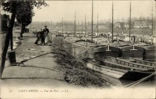 Ak Saint Denis Seine Saint Denis, Port