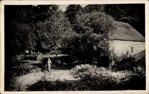 Ak Guémené sur Scorff Morbihan, Le vieux moulin de Tronscorff