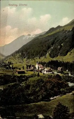 Ak Ginzling in Tirol, Zillertal
