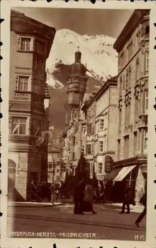Ak Innsbruck Tirol, Herzog Friedrich Straße
