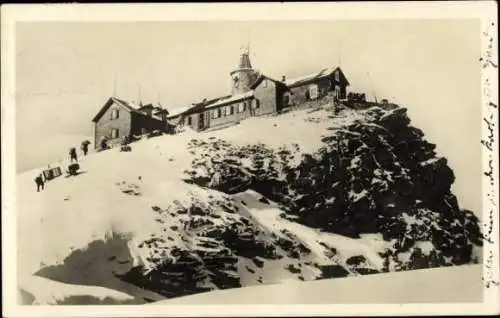 Ak Rauris in Salzburg, Zittelhaus, Hoher Sonnblick