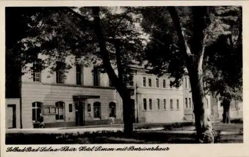 Ak Bad Sulza in Thüringen, Hotel Simon mit Pensionshaus