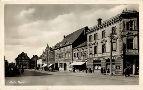Ak Kyritz in der Prignitz, Markt, Geschäfte