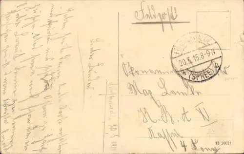 Ak Fürstenwalde an der Spree, Denkmal und Kaiserplatz