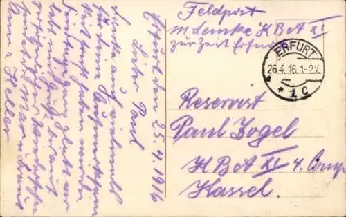 Ak Erfurt in Thüringen, Anger