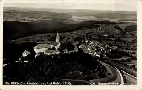 Ak Seitenroda in Thüringen, Leuchtenburg bei Kahla, Fliegeraufnahme