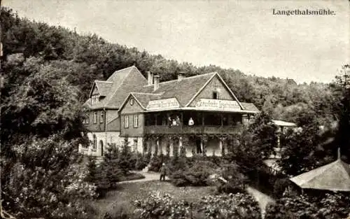 Ak Bürgel in Thüringen, Langethalsmühle