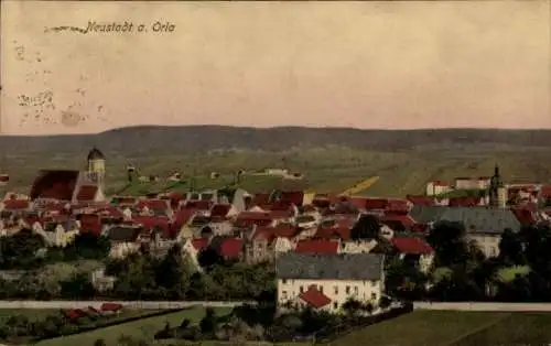 Ak Neustadt an der Orla, Gesamtansicht