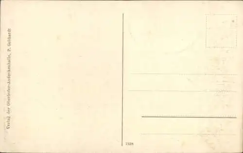 Ak Oberhof im Thüringer Wald, Herzog Ernst-Denkmal, Schule