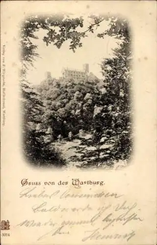 Ak Lutherstadt Eisenach in Thüringen, Wartburg