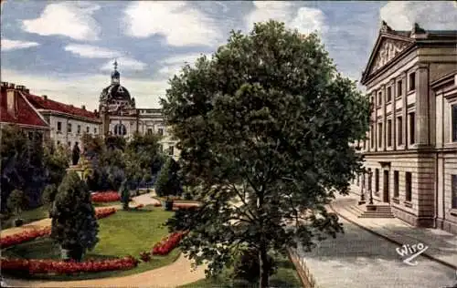 Künstler Ak Göttingen, Blick auf den Wilhelmsplatz, WIRO 2228 A
