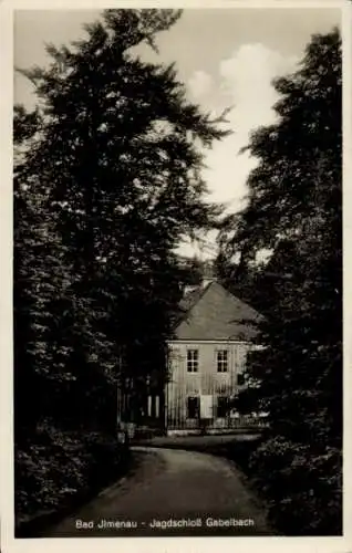 Ak Ilmenau Thüringen, Jagdhaus Gabelbach