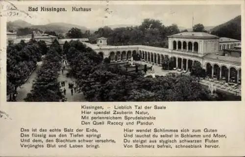 Ak Bad Kissingen Unterfranken Bayern, Kurhaus