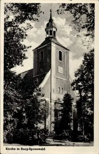 Ak Burg im Spreewald, Kirche