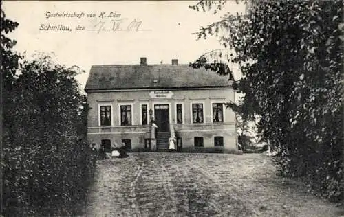 Ak Schmilau im Herzogtum Lauenburg, Gastwirtschaft von H. Luer