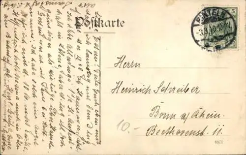 Ak Rinteln an der Weser, Brennerstraße, Fachwerkhäuser