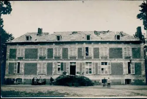 Foto Fontaine lès Cappy Somme, Schloss, Kriegszerstörung I. WK