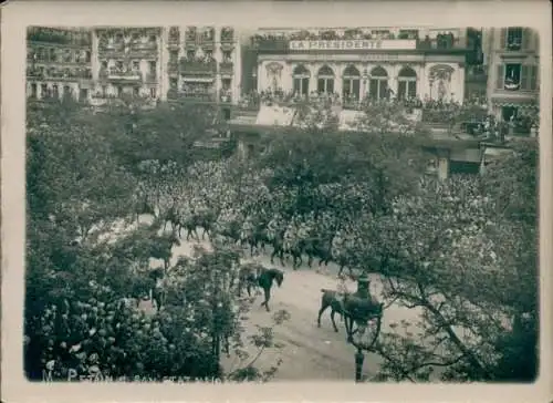 Foto Paris II., Boulevard des Capucines, Siegesparade 1919