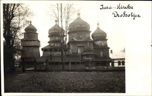 Foto Ak Drohobycz Drohobytsch Karpaten Ukraine, Jura-Kirche, 1. WK