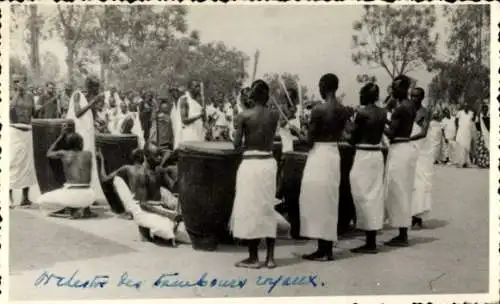 CPA Kigali Rwanda, orchester des tambours infaux