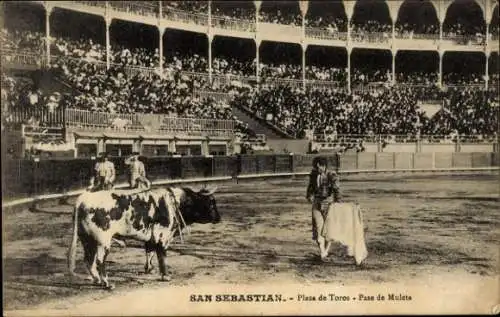 Ak Donostia San Sebastian Baskenland, Stierkampfarena