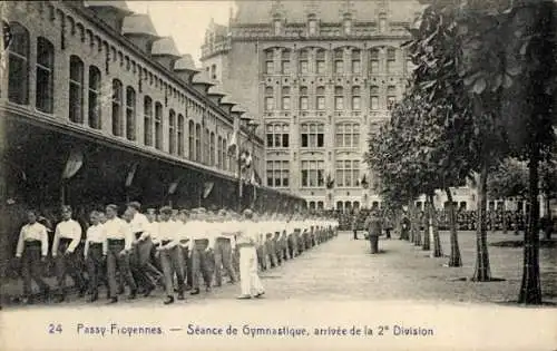 Ak Froyennes Tournai Wallonien Hennegau, Pensionnat Passy Froyennes, Séance de Gymnastique