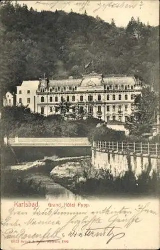 Ak Karlovy Vary Karlsbad Stadt, Grand Hotel Pupp