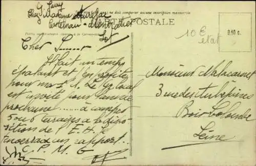 Ak Castelnau Montratier Lot, Grande Rue