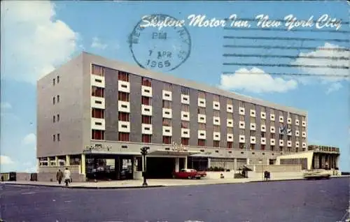 Ak New York City USA,  Skyline Motor Inn