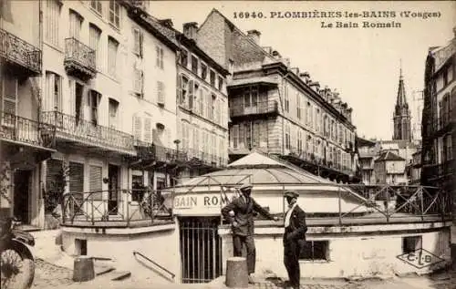 CPA Plombières les Bains Lorraine Vosges, Le Bain Romain