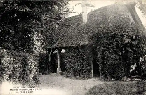 Ak Petit Couronne Seine Maritime, Haus von Pierre Corneille, Backofen, ländliche Szene, Vegetatio