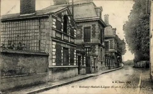 CPA Boissy Saint Léger Val de Marne, vue de rue