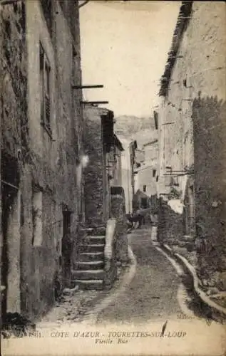 CPA Tourrettes Var, Vieille Rue