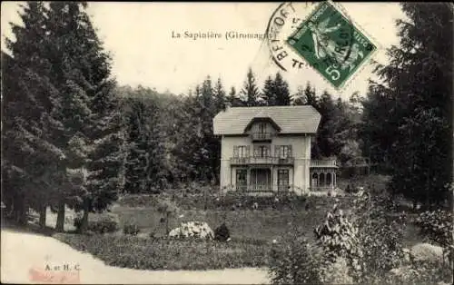 Ak Giromagny Schermenei Territoire de Belfort, La Sapinière