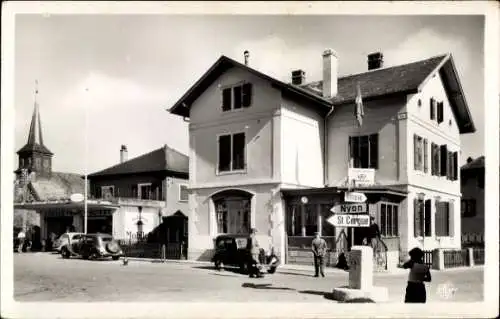 Ak Divonne les Bains Ain, Douane de Crassier