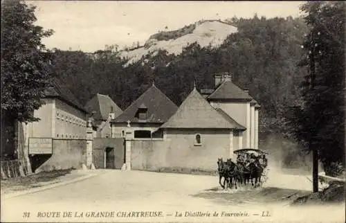 Ak Grande Chartreuse Isère, Distellerie de Fourvoirie