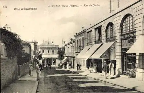 Ak Dinard Ille et Vilaine, Rue du Casino