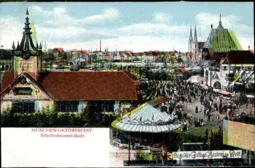 Ak München, Oktoberfest, Schottenhammel-Bude