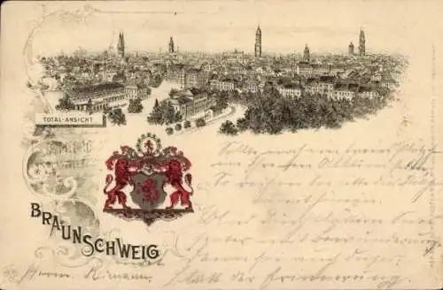 Wappen Litho Braunschweig, Gesamtansicht