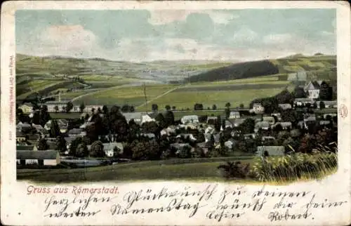 Ak Rýmařov Römerstadt Mährisch Schlesien, Gesamtansicht