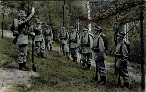 Ak 2. Königlich Sächs. Jäger-Bataillon Nr. 13, Felduniform