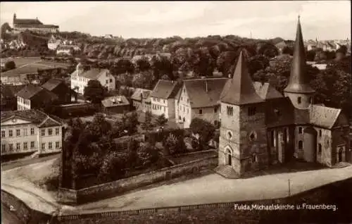 Ak Fulda in Osthessen, Michaelskirche, Frauenberg