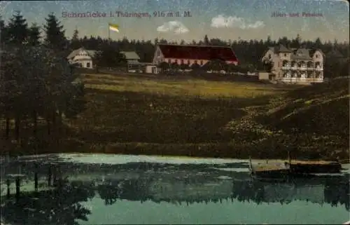Ak Gehlberg Suhl in Thüringen, Schmücke, Hotel Pension