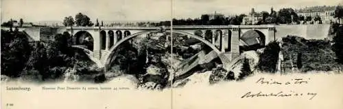 Klapp CPA Luxembourg Luxembourg, Nouveau Pont