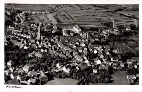 Ak Hardheim im Odenwald Baden, Fliegeraufnahme