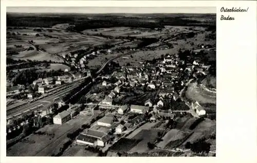 Ak Osterburken in Baden, Fliegeraufnahme