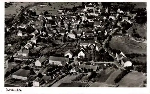 Ak Osterburken in Baden, Fliegeraufnahme
